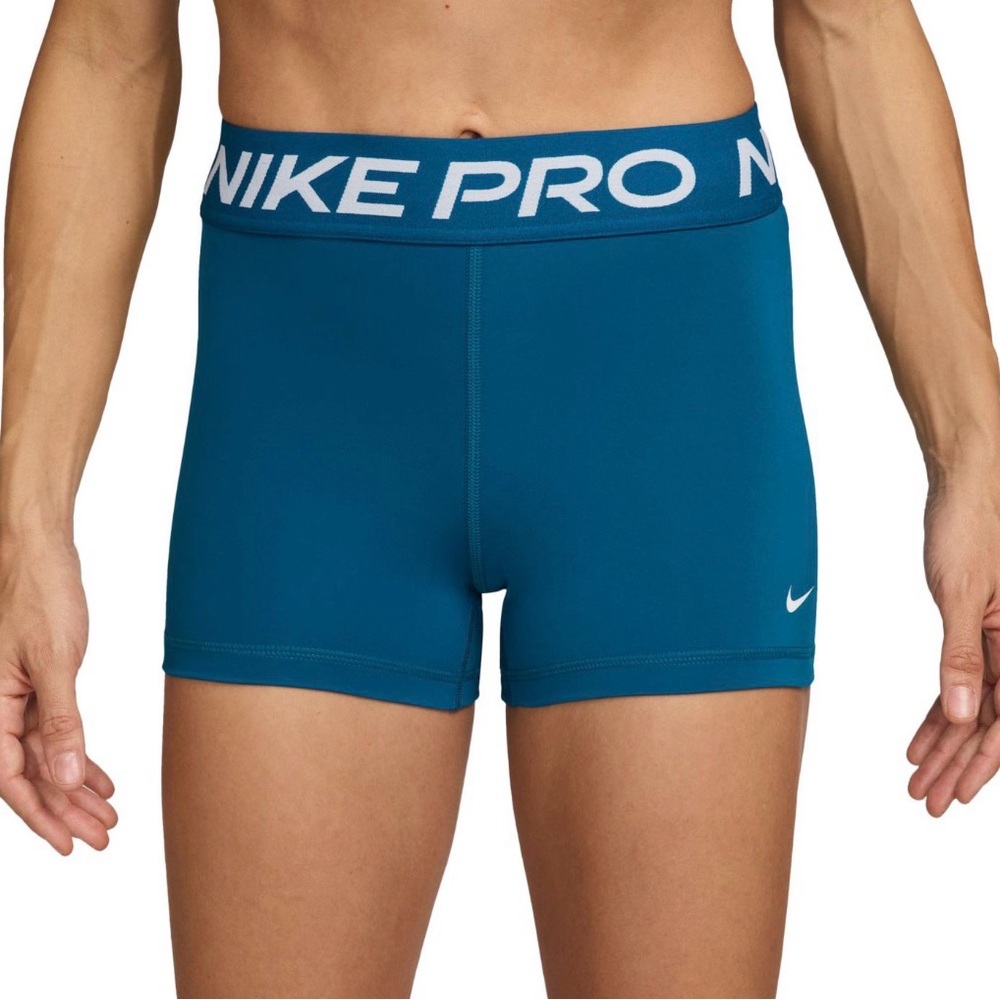 NWT Nike Pro Teal Performance Shorts - 3” - Size M